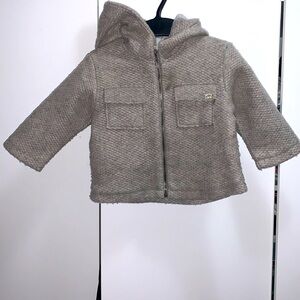Zara Knit Wear jacket with hood. EUC!